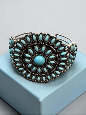 Avon South Western Style Turquoise Cuff Bracelet